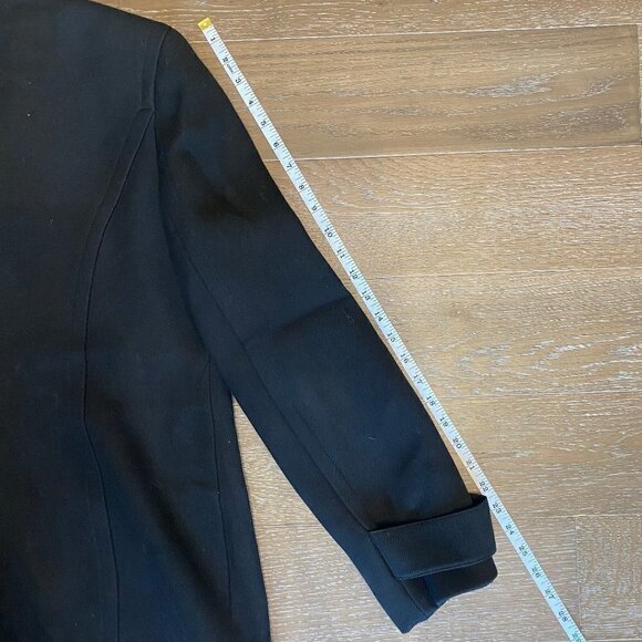INC Wool-Blend Coat | Black | L. - Picture 5 of 6